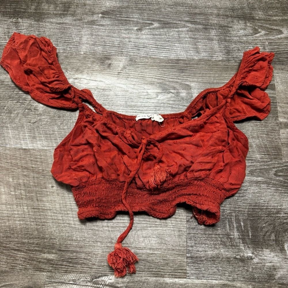 Love to be Spoiled Crop Top Size Large
